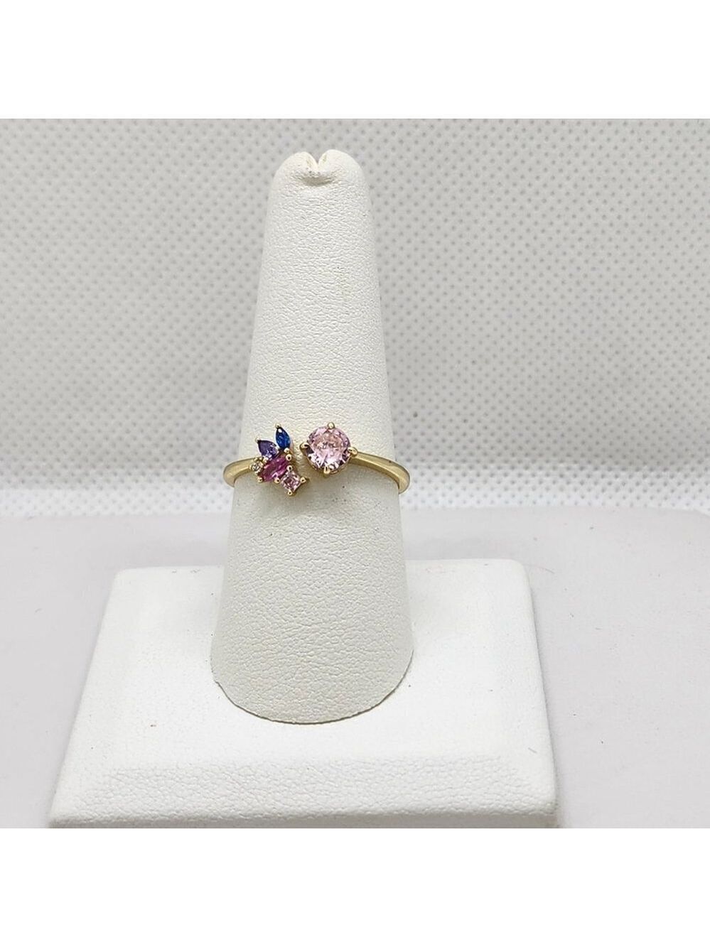 Brand New Sterling Silver 925 Multi Color Gemstones Ring